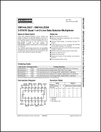 datasheet for DM74ALS257N by Fairchild Semiconductor