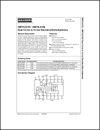 datasheet for DM74LS156M by Fairchild Semiconductor