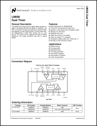 datasheet for LM556CMX by 