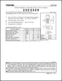 datasheet for 2SC3329 by Toshiba