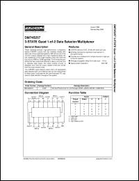 datasheet for DM74S257N by Fairchild Semiconductor
