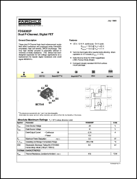 datasheet for FDG6302P by Fairchild Semiconductor