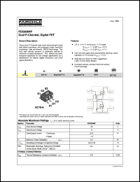 datasheet for FDG6304P by Fairchild Semiconductor