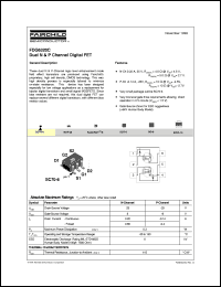 datasheet for FDG6320C by Fairchild Semiconductor