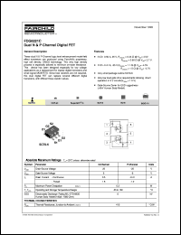 datasheet for FDG6321C by Fairchild Semiconductor