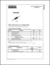 datasheet for FDH3595 by Fairchild Semiconductor
