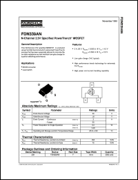 datasheet for FDN339AN by Fairchild Semiconductor