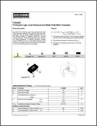 datasheet for FDN358P by Fairchild Semiconductor