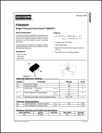datasheet for FDN360P by Fairchild Semiconductor