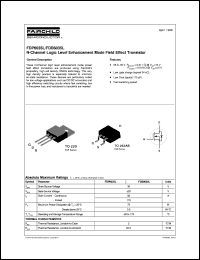 datasheet for FDP6035L by Fairchild Semiconductor