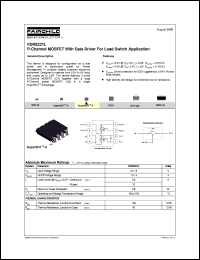 datasheet for FDR8321L by Fairchild Semiconductor