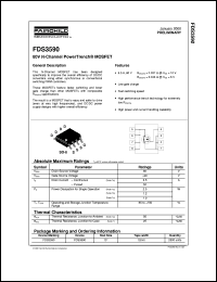 datasheet for FDS3590 by Fairchild Semiconductor
