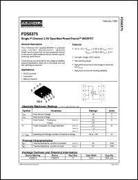 datasheet for FDS6375 by Fairchild Semiconductor