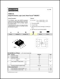 datasheet for FDS6612A by Fairchild Semiconductor