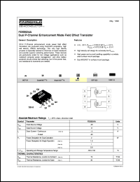datasheet for FDS8934A by Fairchild Semiconductor