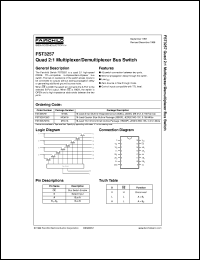 datasheet for FST3257CW by Fairchild Semiconductor