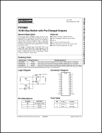 datasheet for FST6800QSC by Fairchild Semiconductor