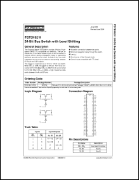 datasheet for FSTD16211MTD by Fairchild Semiconductor