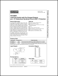 datasheet for FSTU6800QSCX by Fairchild Semiconductor