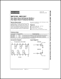 datasheet for MM74C906M by Fairchild Semiconductor