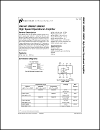 datasheet for LM6261MX by 