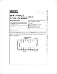 datasheet for MM82C19WMX by Fairchild Semiconductor