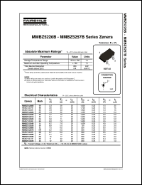 datasheet for MMBZ5228B by Fairchild Semiconductor