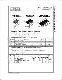 datasheet for MMPQ2222A by Fairchild Semiconductor