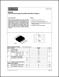 datasheet for NDS9959 by Fairchild Semiconductor