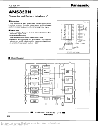 datasheet for AN5352N by Panasonic - Semiconductor Company of Matsushita Electronics Corporation