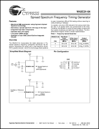 datasheet for W42C31-04 by Cypress Semiconductor