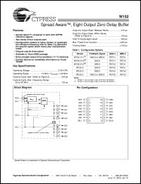 datasheet for W152-1 by Cypress Semiconductor