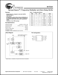 datasheet for W170-01 by Cypress Semiconductor
