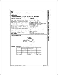 datasheet for LMC6081IM by 