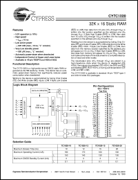 datasheet for CY7C4421-10AC by Cypress Semiconductor