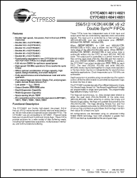 datasheet for CY7C4801-10AC by Cypress Semiconductor