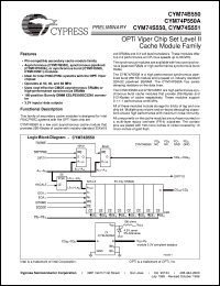 datasheet for CYM74S551PM-50C by Cypress Semiconductor