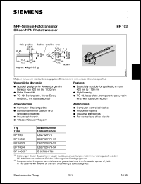 datasheet for BP103 by Infineon (formely Siemens)