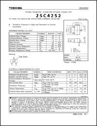 datasheet for 2SC4252 by Toshiba