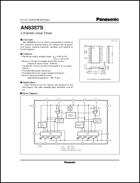 datasheet for AN8387S by Panasonic - Semiconductor Company of Matsushita Electronics Corporation