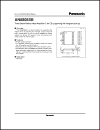 datasheet for AN8808SB by Panasonic - Semiconductor Company of Matsushita Electronics Corporation