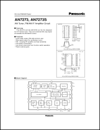 datasheet for AN7273 by Panasonic - Semiconductor Company of Matsushita Electronics Corporation