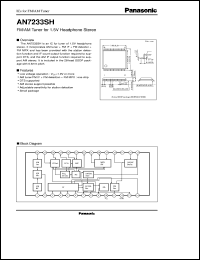 datasheet for AN7233SH by Panasonic - Semiconductor Company of Matsushita Electronics Corporation