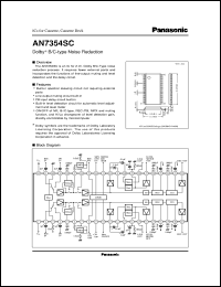 datasheet for AN7354SC by Panasonic - Semiconductor Company of Matsushita Electronics Corporation