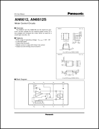 datasheet for AN6612S by Panasonic - Semiconductor Company of Matsushita Electronics Corporation