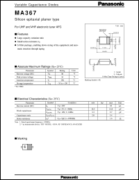 datasheet for MA3Z367 by Panasonic - Semiconductor Company of Matsushita Electronics Corporation