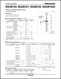 datasheet for MA2B150 by Panasonic - Semiconductor Company of Matsushita Electronics Corporation