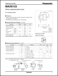 datasheet for MA3S133 by Panasonic - Semiconductor Company of Matsushita Electronics Corporation