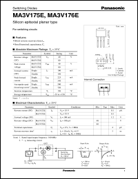 datasheet for MA3V175E by Panasonic - Semiconductor Company of Matsushita Electronics Corporation