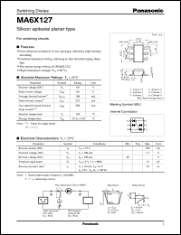 datasheet for MA6X127 by Panasonic - Semiconductor Company of Matsushita Electronics Corporation